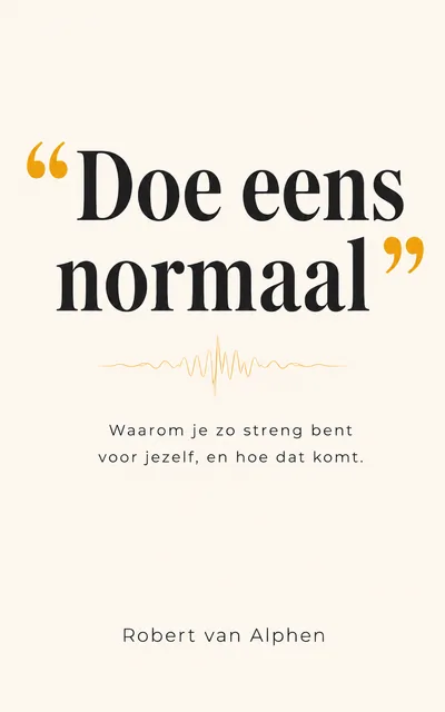 Boekcover: Doe eens normaal
